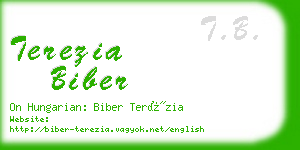 terezia biber business card